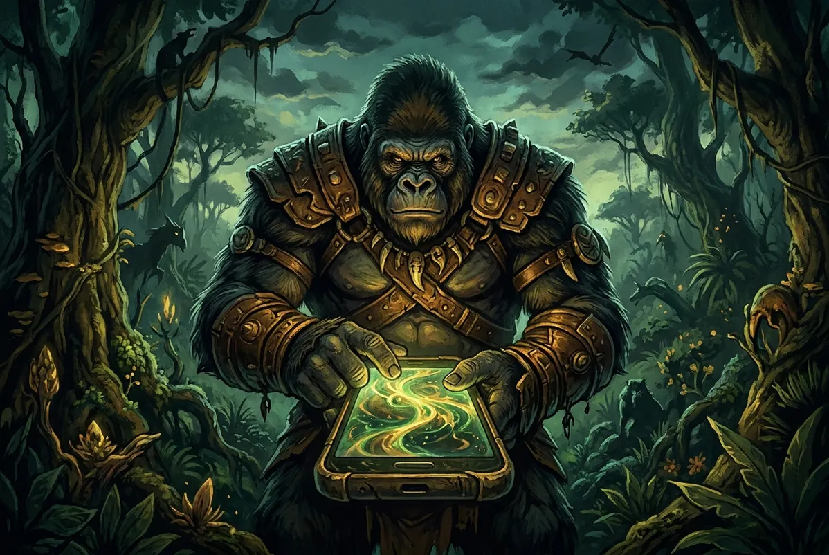 Gorilla in a mobile browser